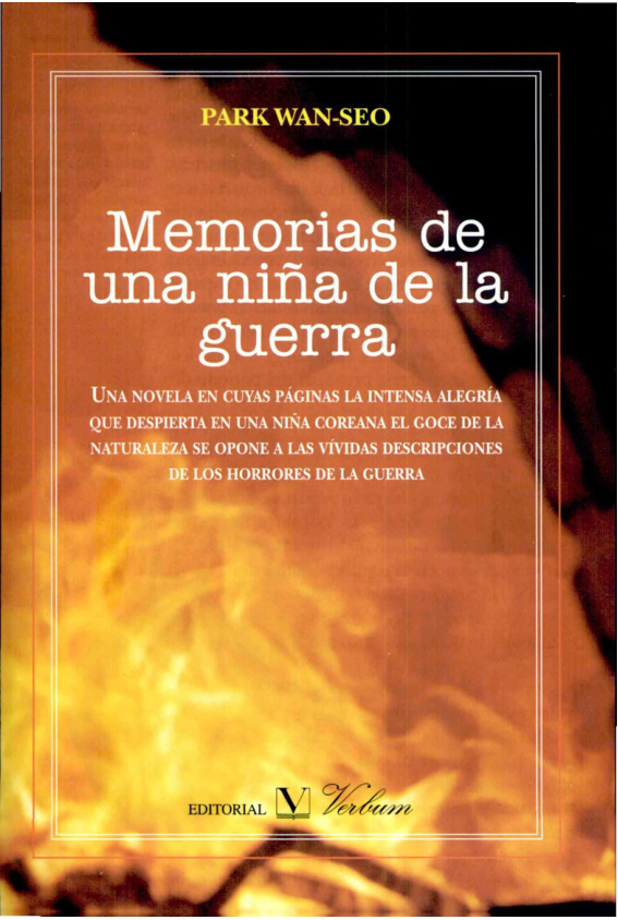 Memorias de una nina de la guerra Spanish Edition Park Wan Seo Park Wan Suh Kitap Kapağı
