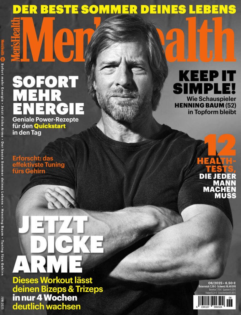 Mens Health Germany Juni 2025 GER Mens Health Germany Kitap Kapağı