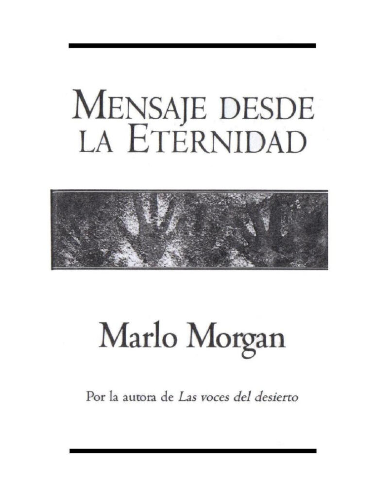 Mensaje desde la eternidad Marlo Morgan Kitap Kapağı