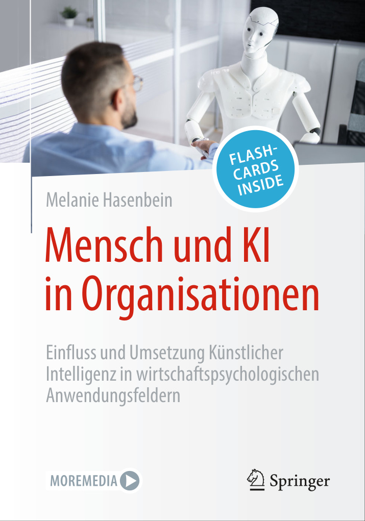 Mensch und KI in Organisationen German Edition Melanie Hasenbein Kitap Kapağı