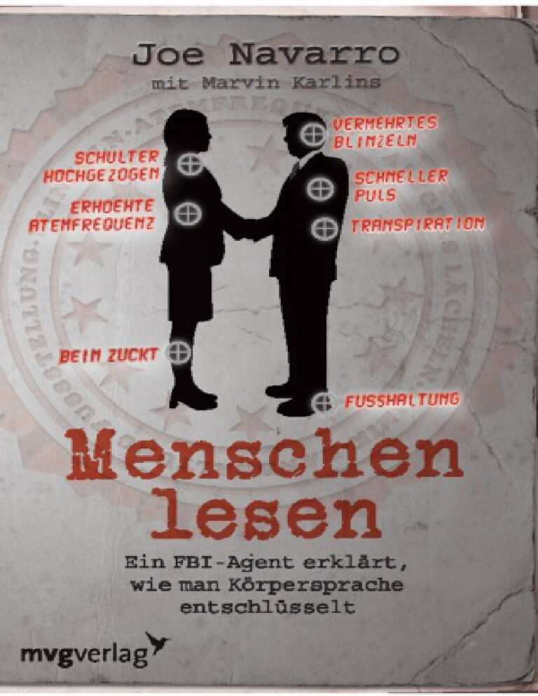 Menschen lesen German Edition Joe Navarro Kitap Kapağı