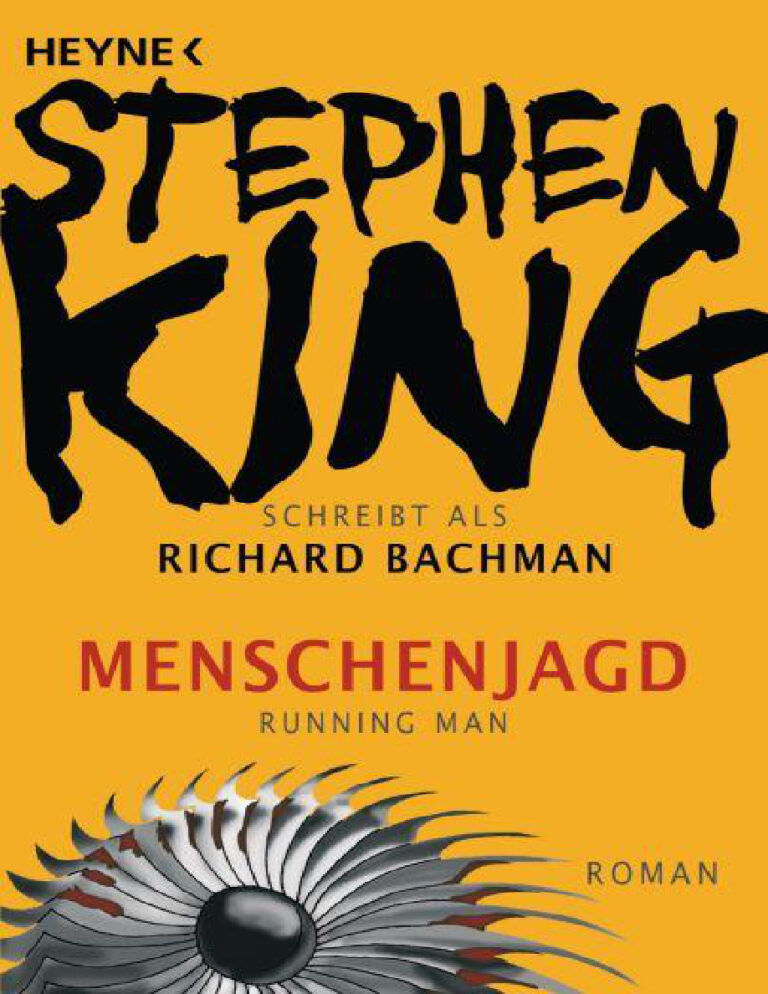 Menschenjagd German Edition Stephen King Kitap Kapağı