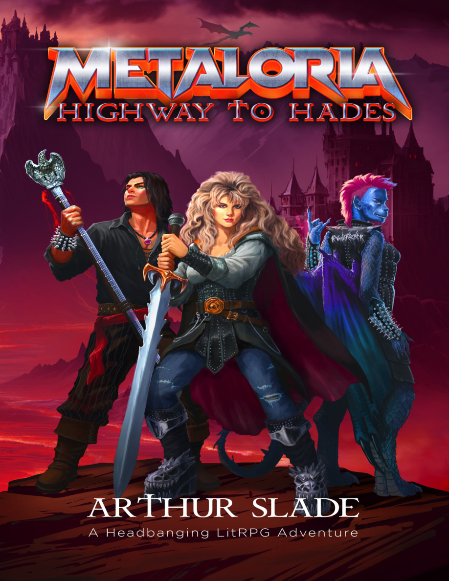 Metaloria Highway to Hades Arthur Slade Kitap Kapağı