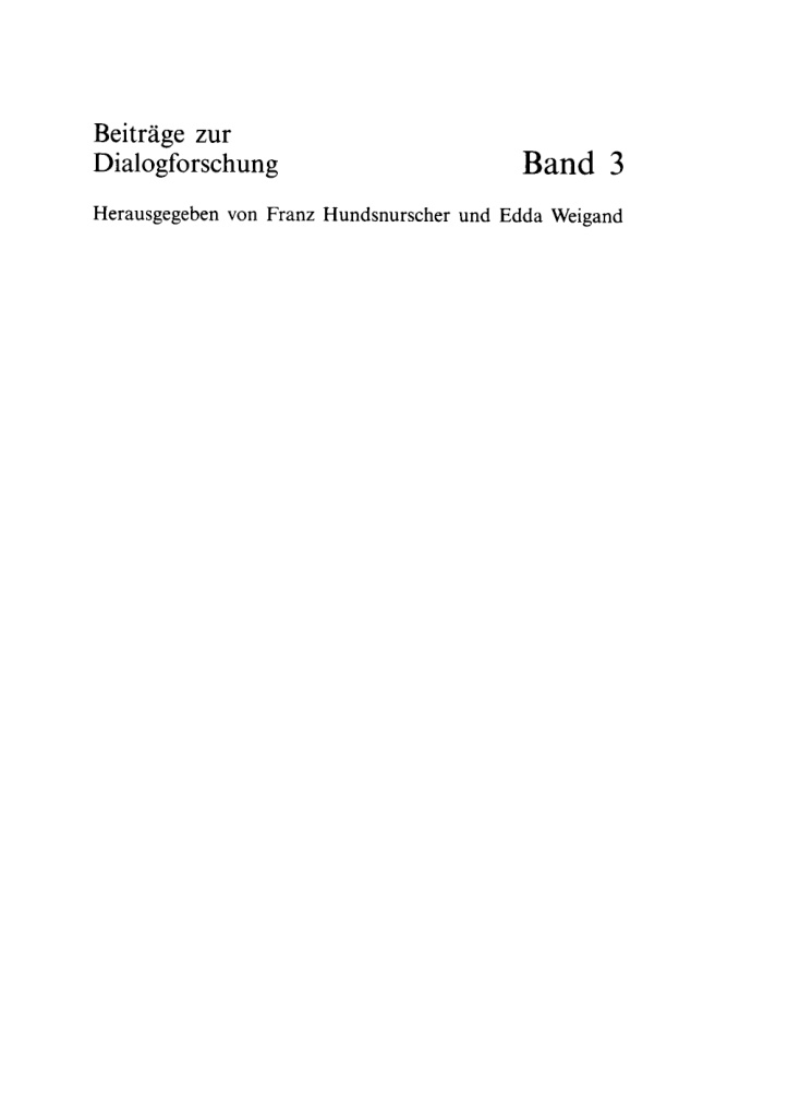 Methodologie der Dialoganalyse German Edition Sorin Stati Kitap Kapağı