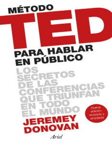 Metodo TED para hablar en publico Spanish Edition Jeremey Donovan Kitap Kapağı