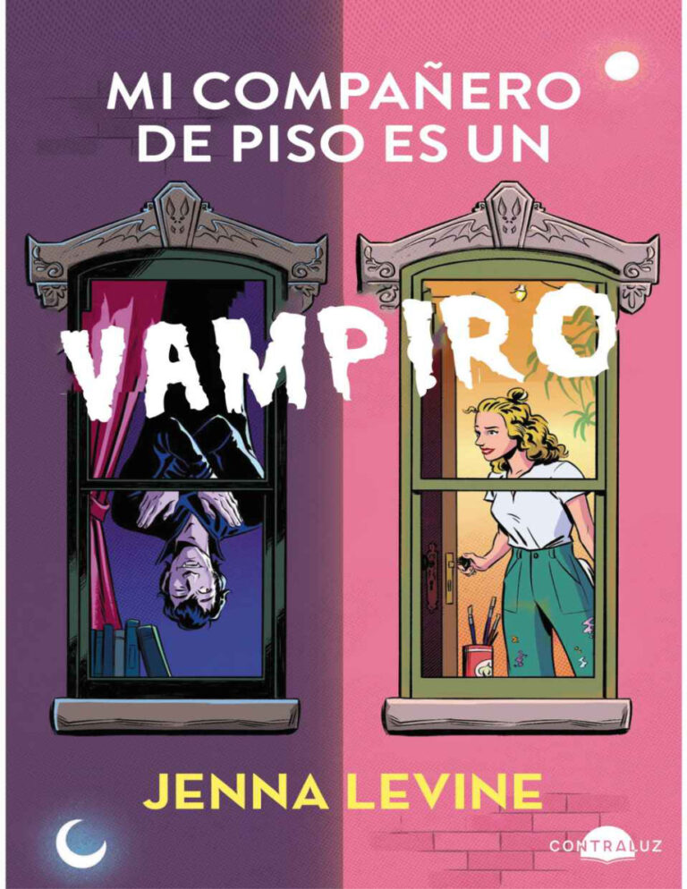 Mi companero de piso es un vampiro Jenna Levine Kitap Kapağı