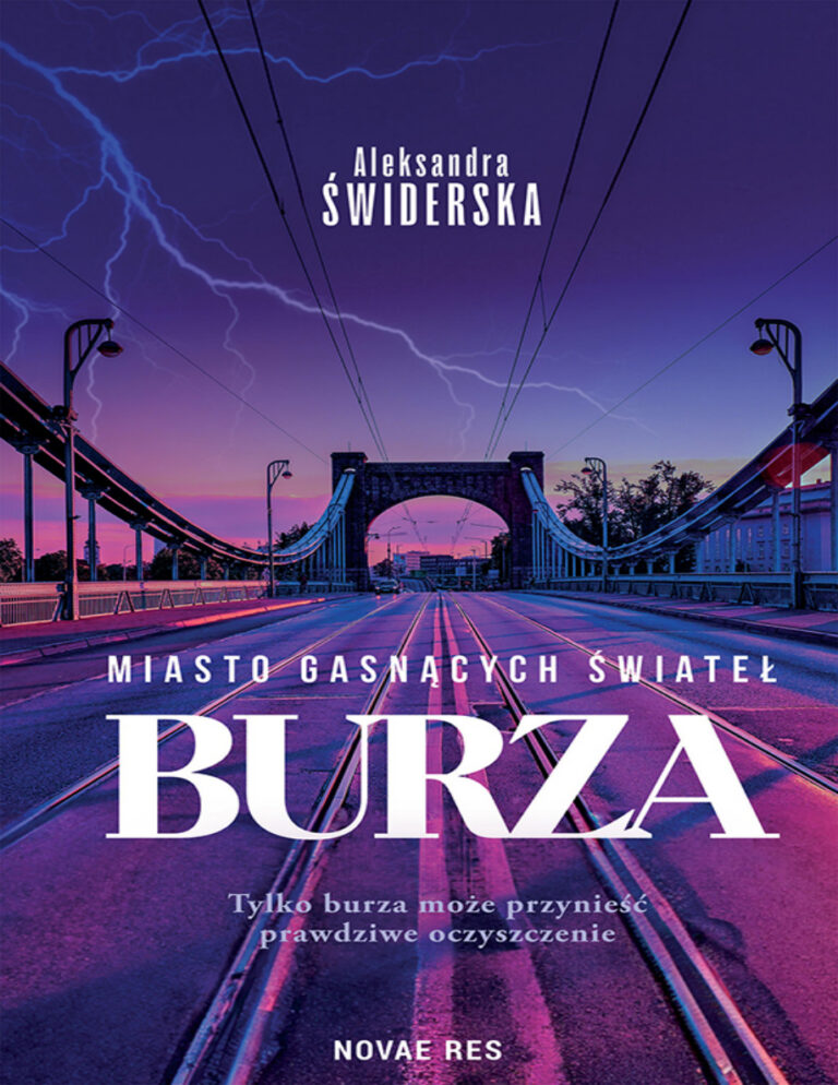 Miasto gasnących świateł Burza Polish Edition Aleksandra Świderska Kitap Kapağı