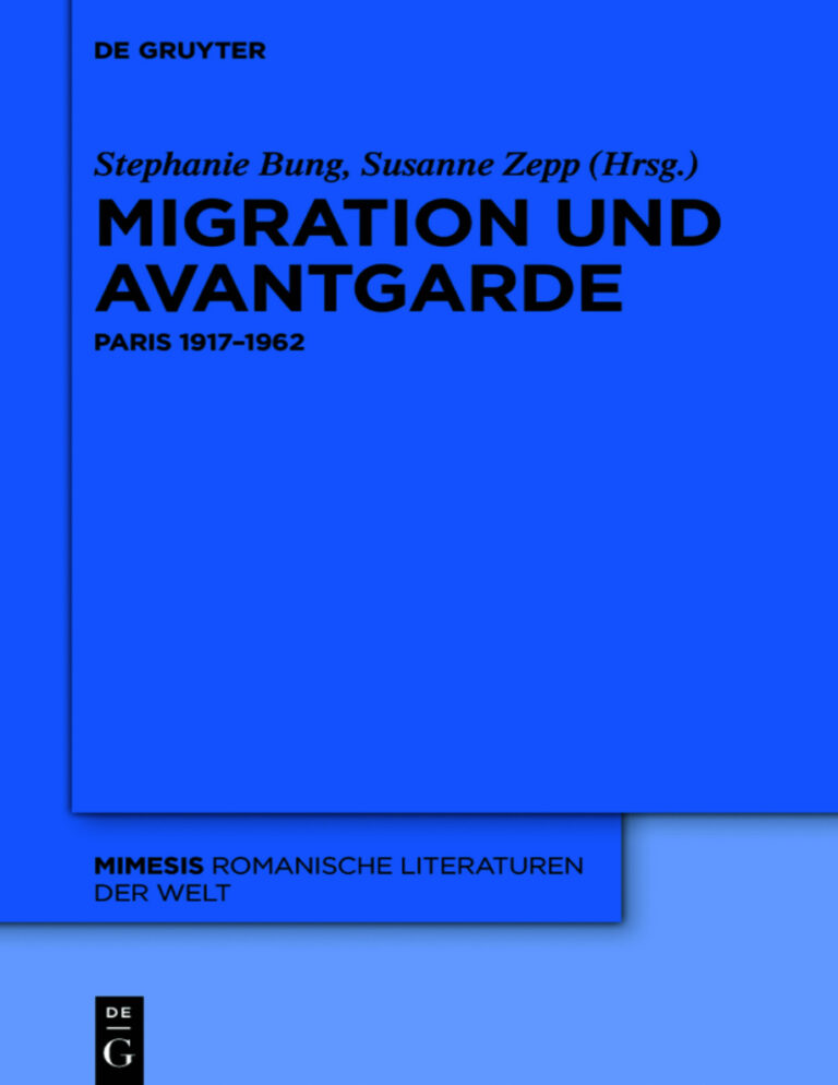 Migration und Avantgarde German Edition Stephanie Bung Kitap Kapağı