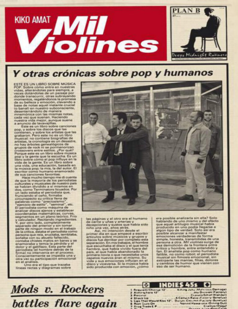 Mil violines Kiko Amat Kitap Kapağı