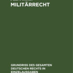 Militarrecht German Edition Paul Posener Kitap Kapağı