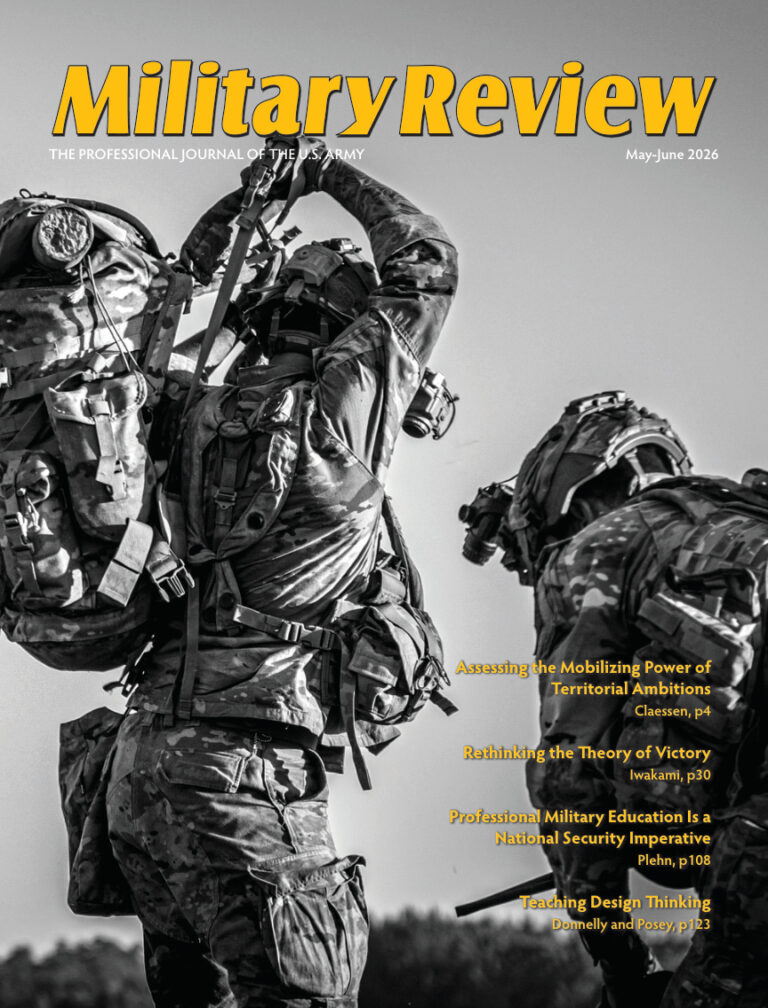Military Review MayJune 2026 Military Review Kitap Kapağı