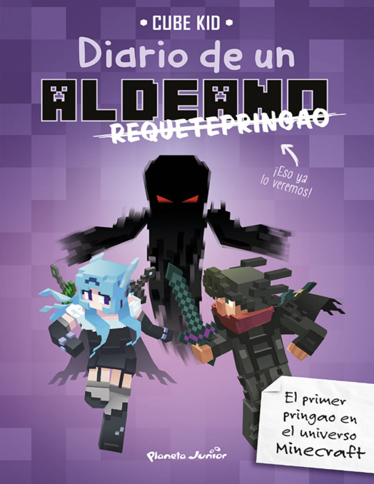 Minecraft Diario de un aldeano requetepringao Spanish Edition Cube Kid Kitap Kapağı
