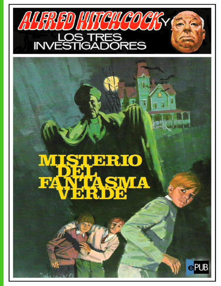 Misterio del Fantasma Verde Spanish Arthur Robert Kitap Kapağı