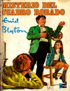 Misterio del cuadro robado Spanish Blyton Enid Kitap Kapağı