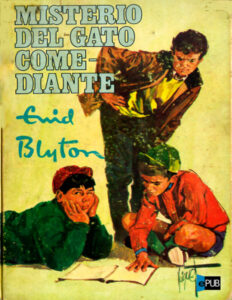 Misterio del gato comediante Spanish Blyton Enid Kitap Kapağı