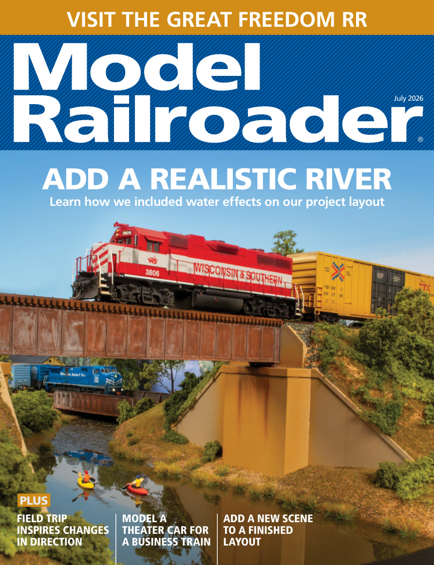 Model Railroader July 2026 Model Railroader Kitap Kapağı