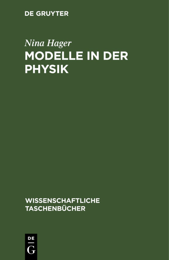 Modelle in der Physik German Edition Nina Hager Kitap Kapağı