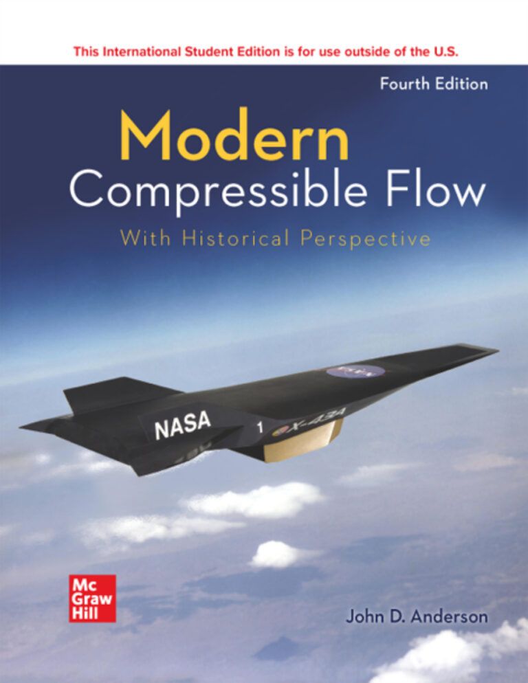 Modern Compressible Flow John D Anderson Kitap Kapağı