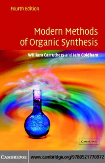Modern Methods of organic synthesis W Carruthers Kitap Kapağı