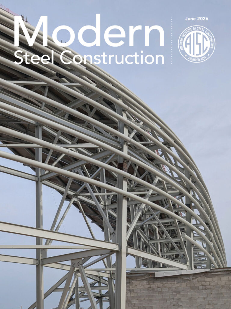 Modern Steel Construction June 2026 Modern Steel Construction Kitap Kapağı
