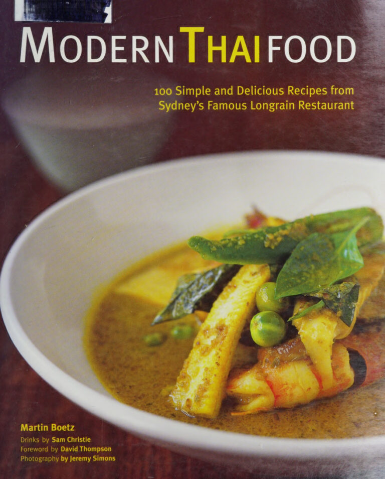 Modern Thai food Martin Boetz Kitap Kapağı