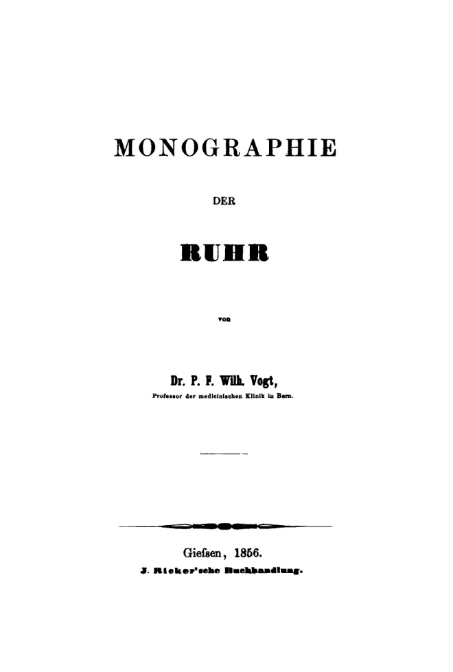 Monographie der Ruhr German Edition Wilh Vogt Kitap Kapağı