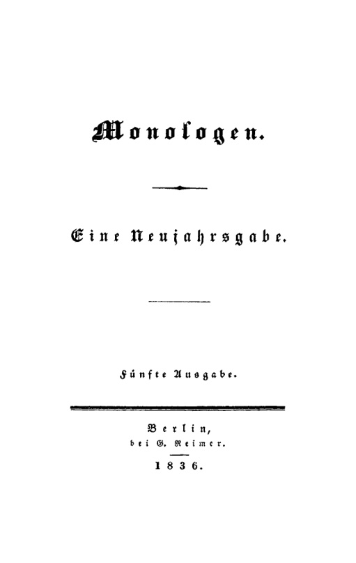 Monologen German Edition Friedrich Schleiermacher Kitap Kapağı