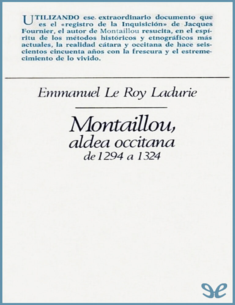 Montaillou Emmanuel Le Roy Ladurie Kitap Kapağı