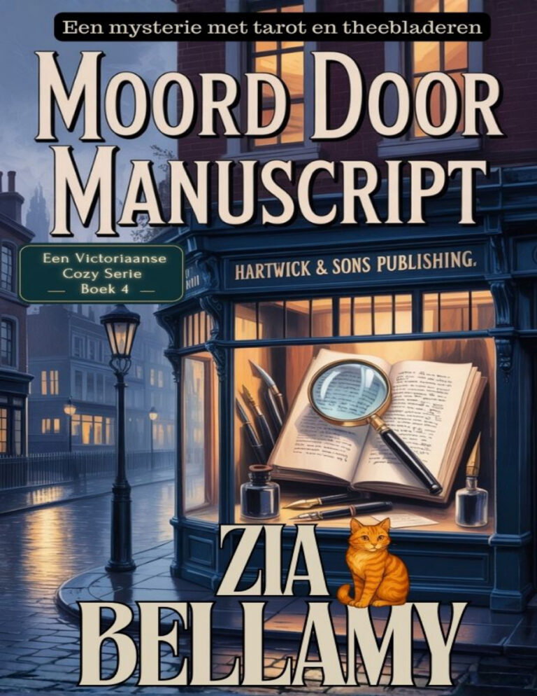 Moord door manuscript Dutch Edition Zia bellamy Kitap Kapağı