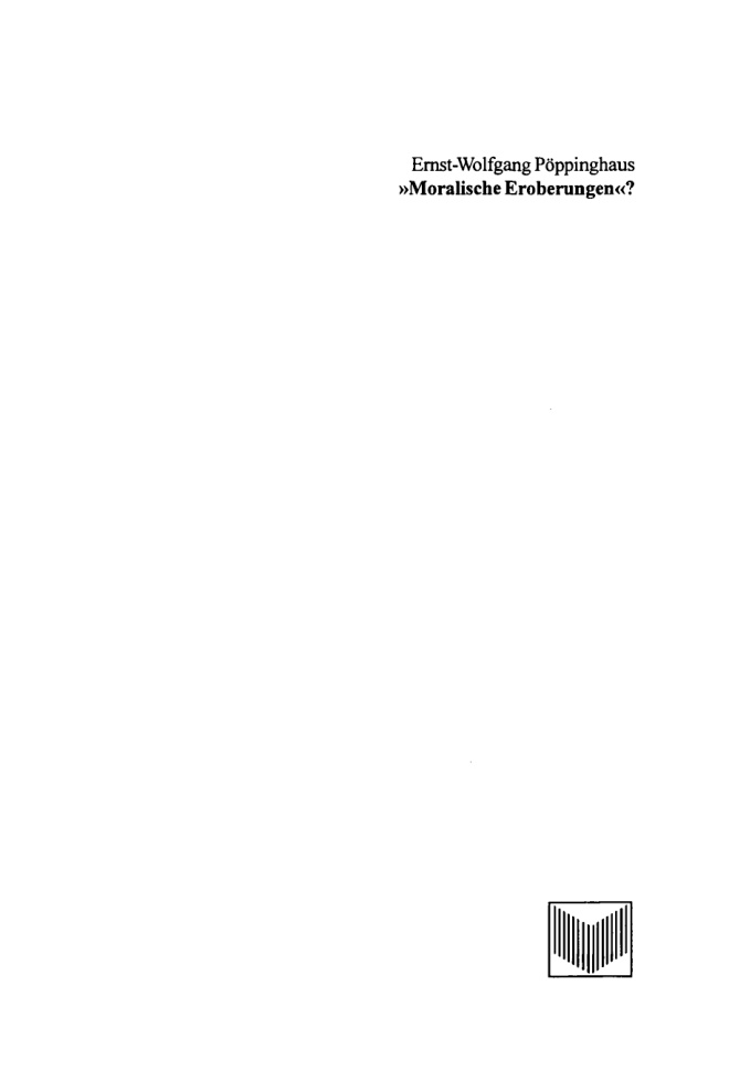 Moralische Eroberungen Kultur und Politik in den deutsch spanischen Beziehungen der Jahre 1919 bis 1933 German Edition Ernst Wolfgang Kitap Kapağı
