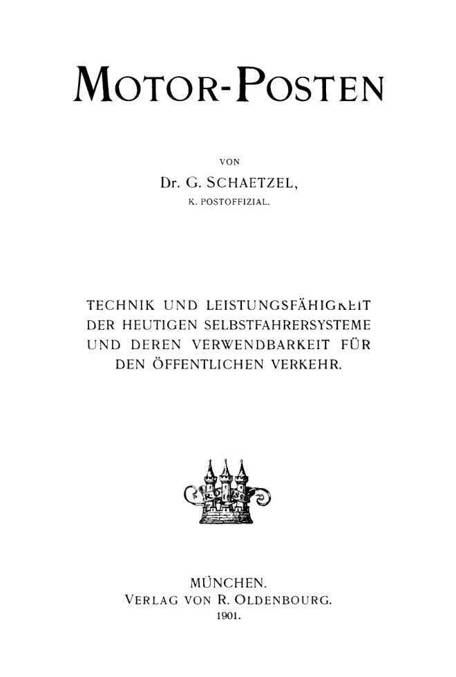 Motor Posten German Edition G Schaetzel Kitap Kapağı