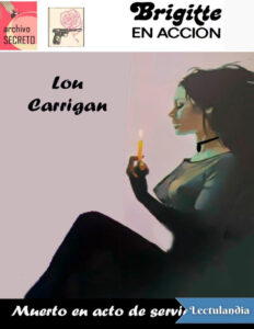 Muerto en acto de servicio Spanish Edition Lou Carrigan Kitap Kapağı