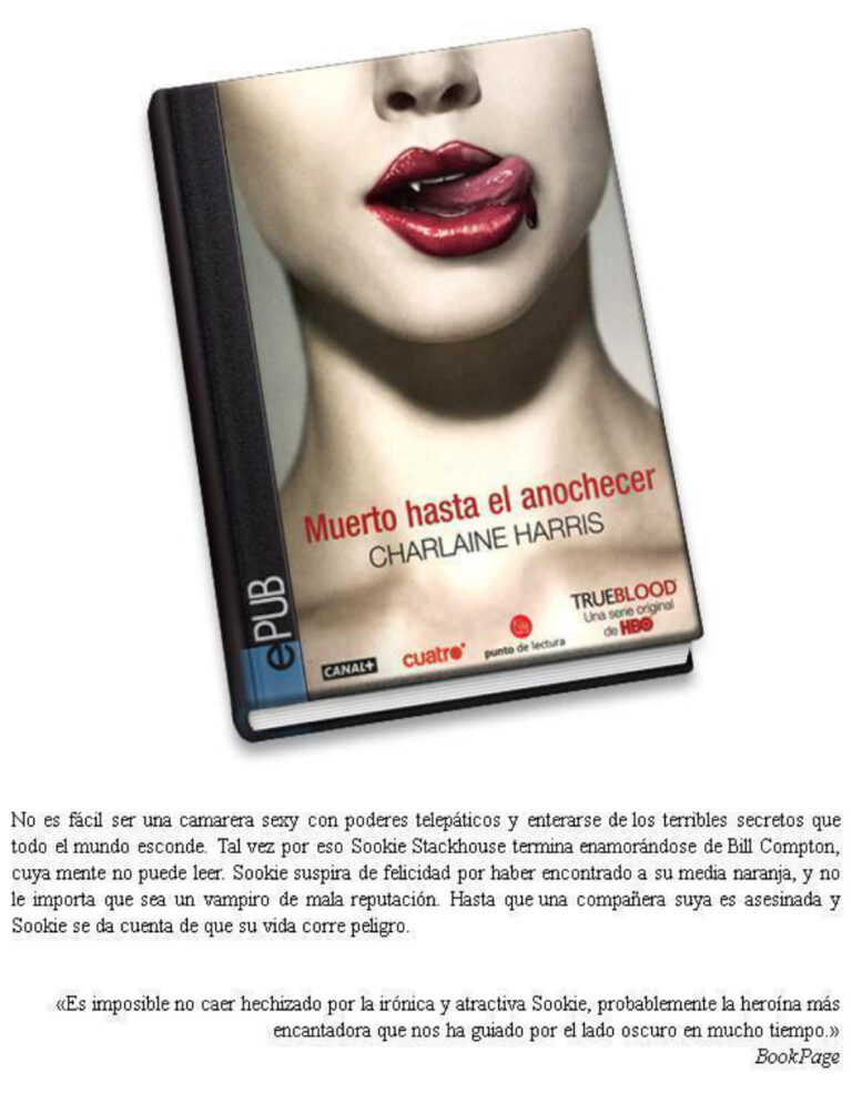 Muerto hasta el anochecer Harris Charlaine Kitap Kapağı