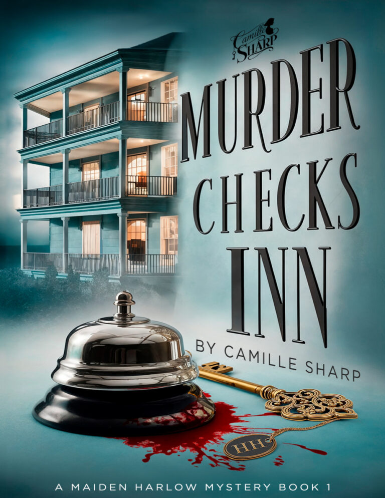 Murder Checks Inn Camille Sharp Kitap Kapağı