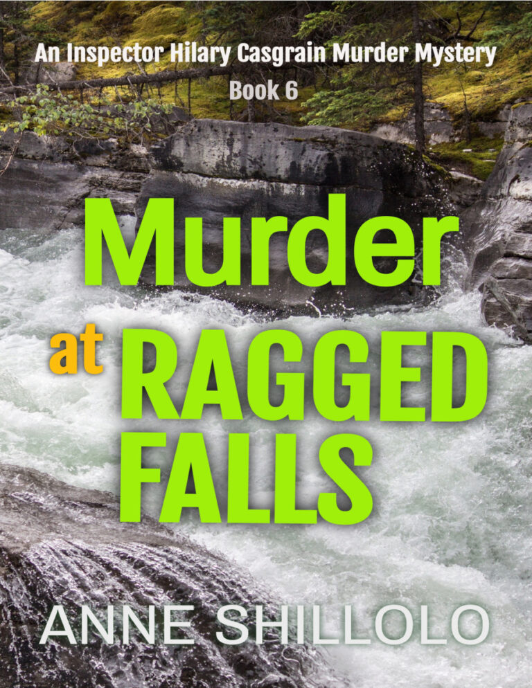 Murder at Ragged Falls Anne Shollolo Kitap Kapağı