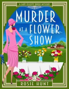 Murder at a Flower Show Rosie Hunt Kitap Kapağı
