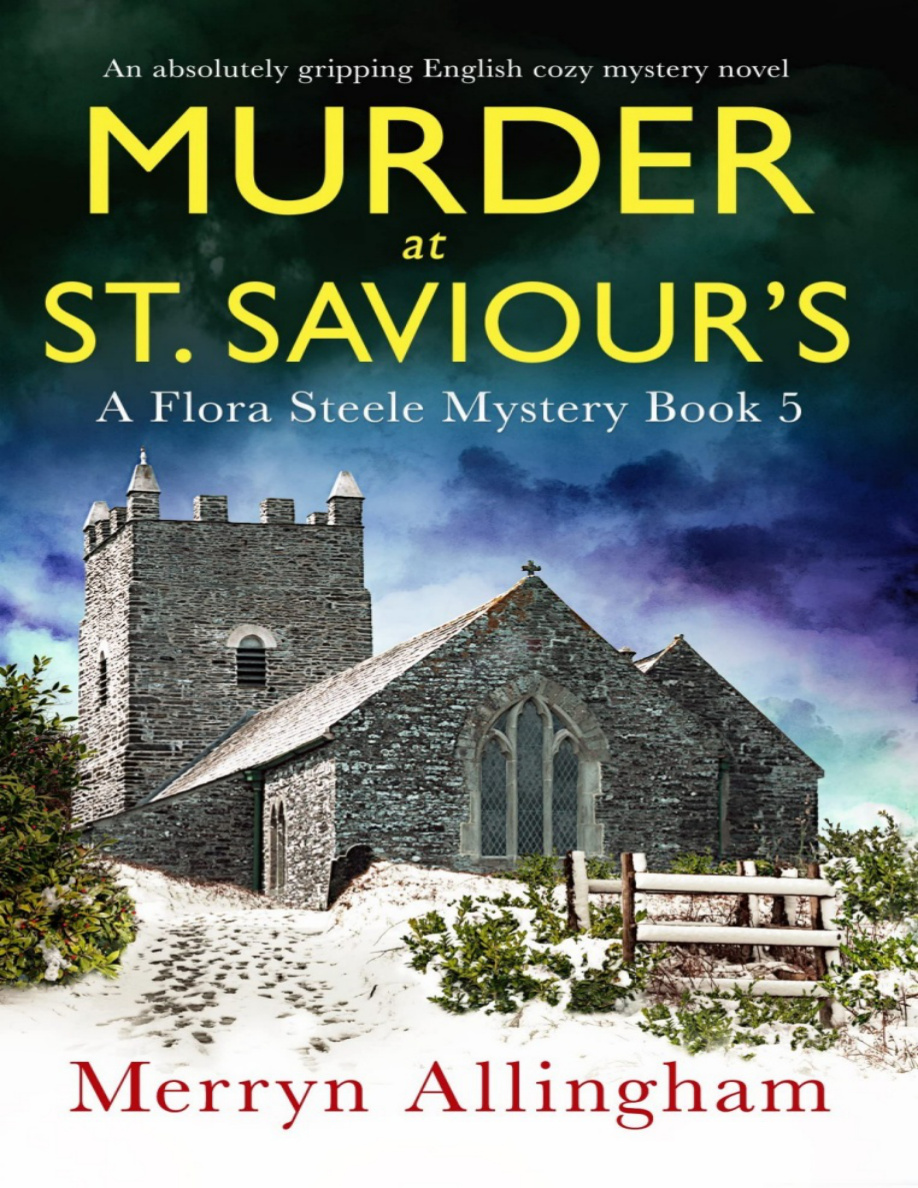 Murder at st Saviours Merryn allingham Kitap Kapağı