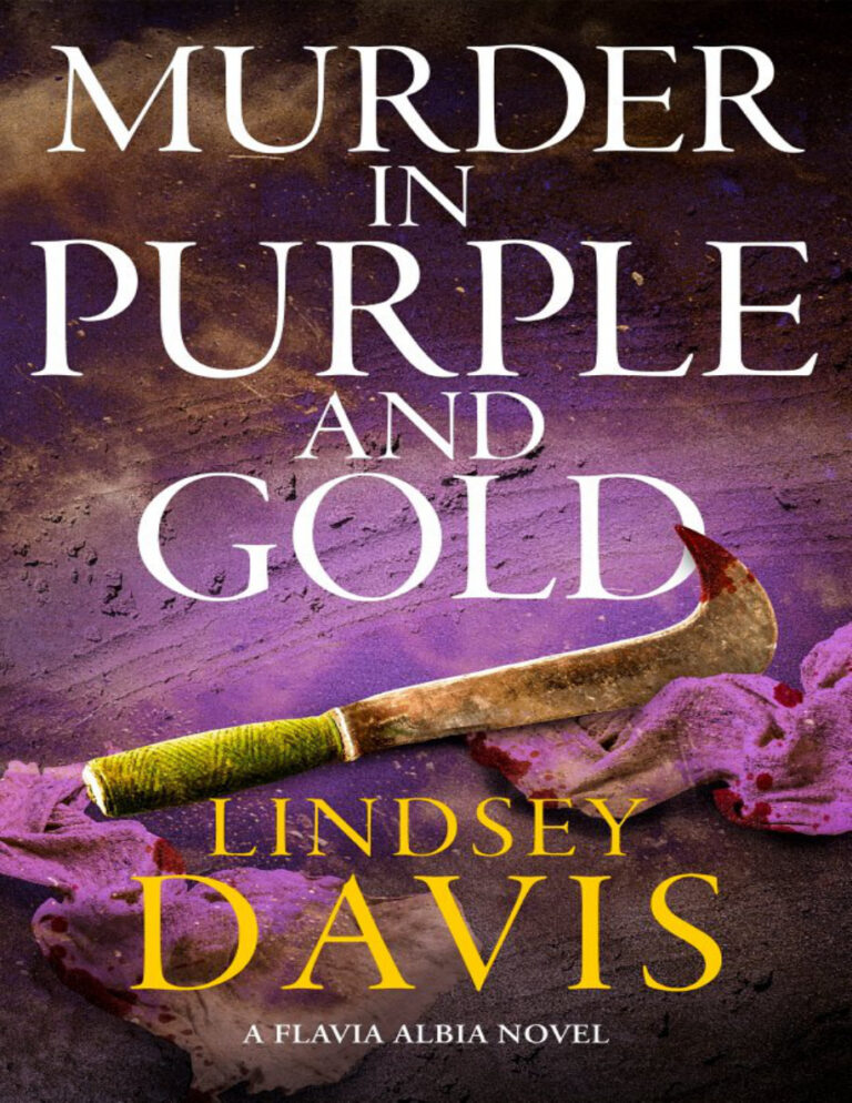 Murder in Purple and Gold Lindsey Davis Kitap Kapağı