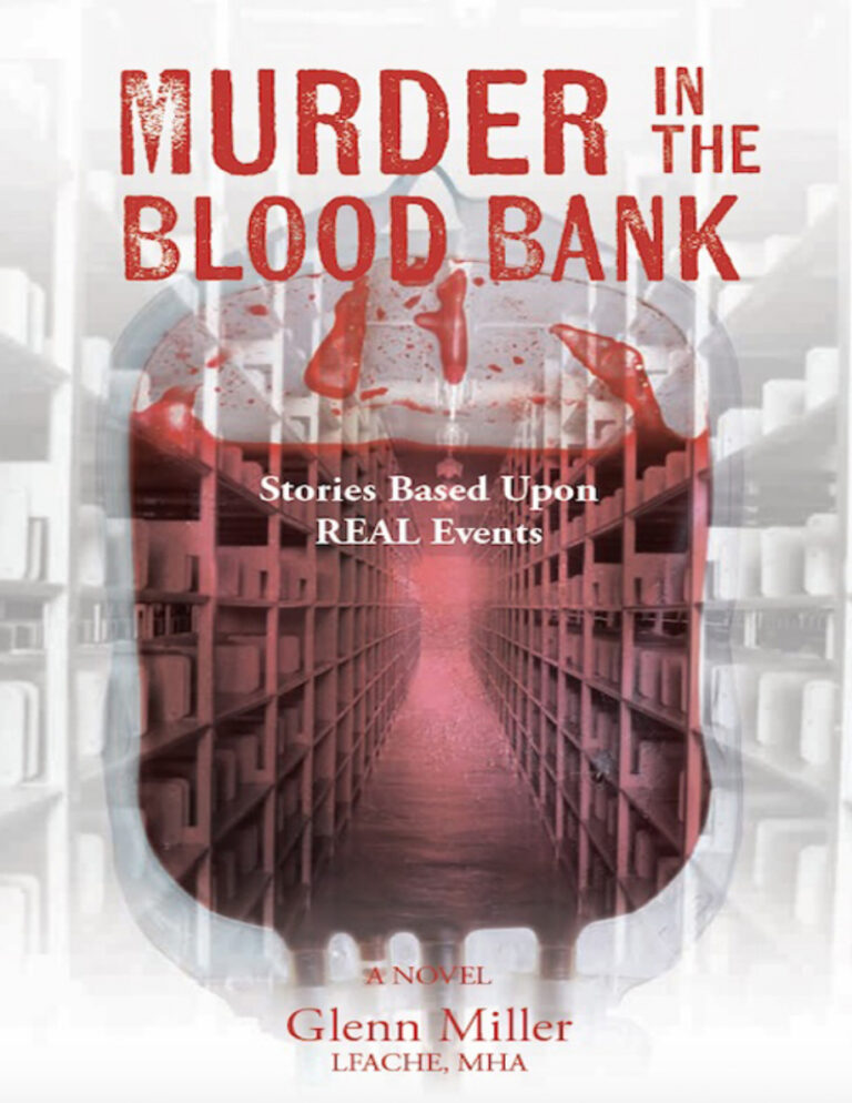 Murder in the Blood Bank Glenn Miller Kitap Kapağı