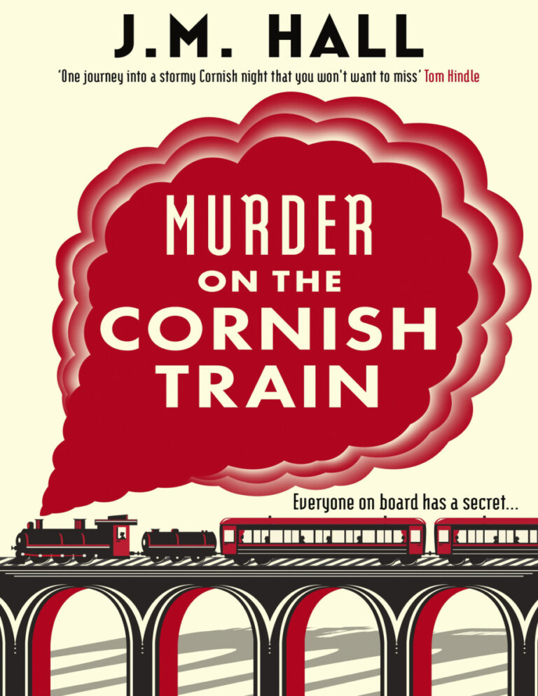 Murder on the Cornish Train JM Hall Kitap Kapağı