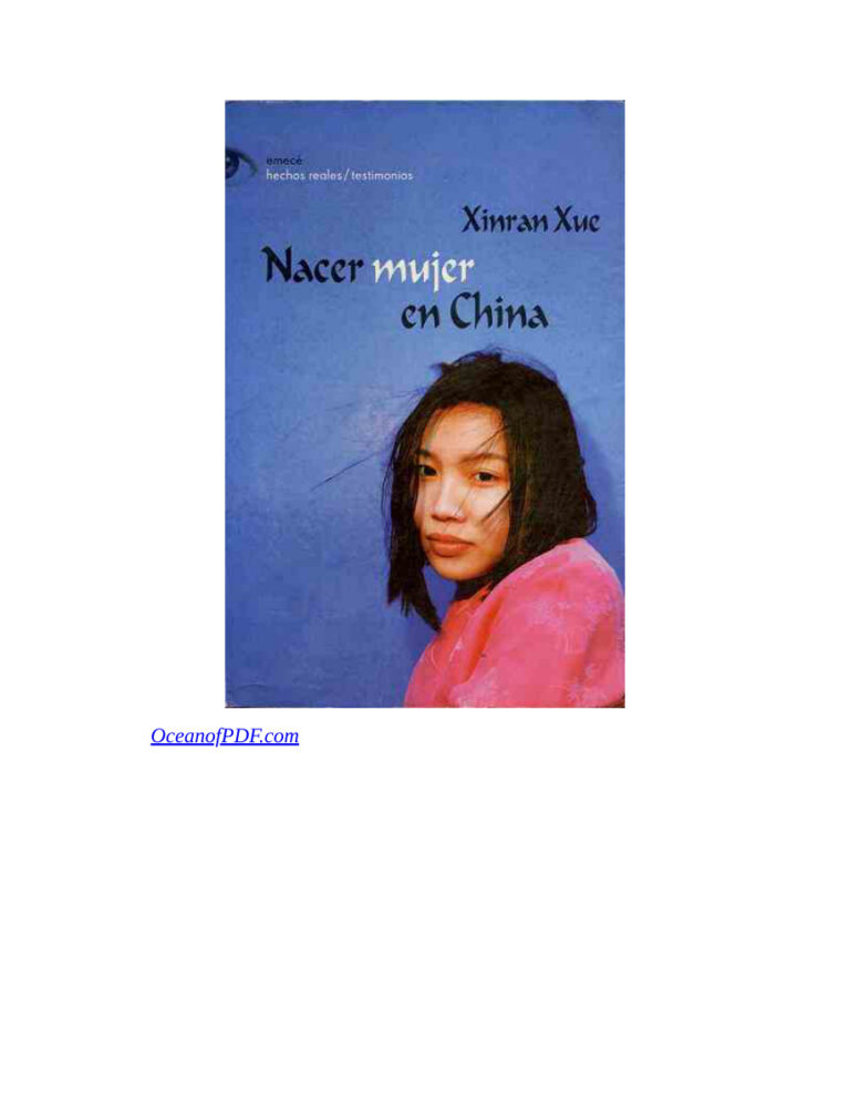 Nacer mujer en China Spanish Xue Xinran Kitap Kapağı