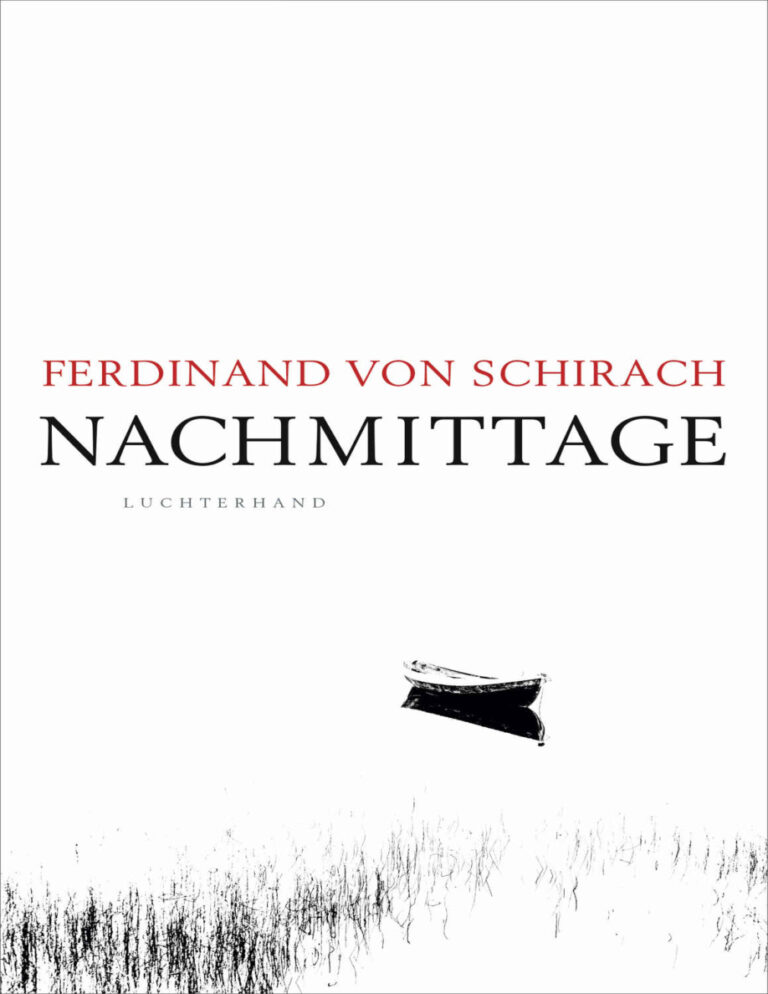 Nachmittage German Edition Ferdinand von Schirach Kitap Kapağı