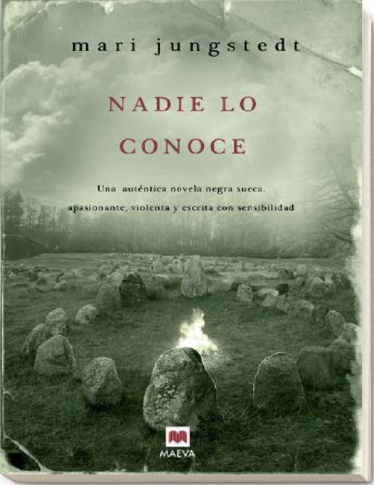 Nadie lo conoce Jungstedt Mari Kitap Kapağı