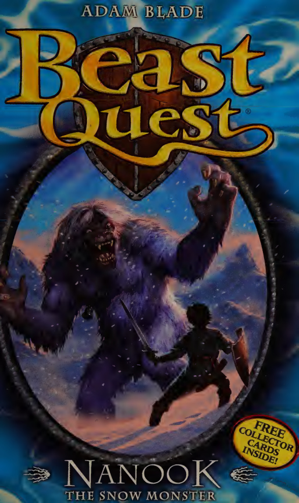 Nanook the Snow Monster Adam Blade Kitap Kapağı
