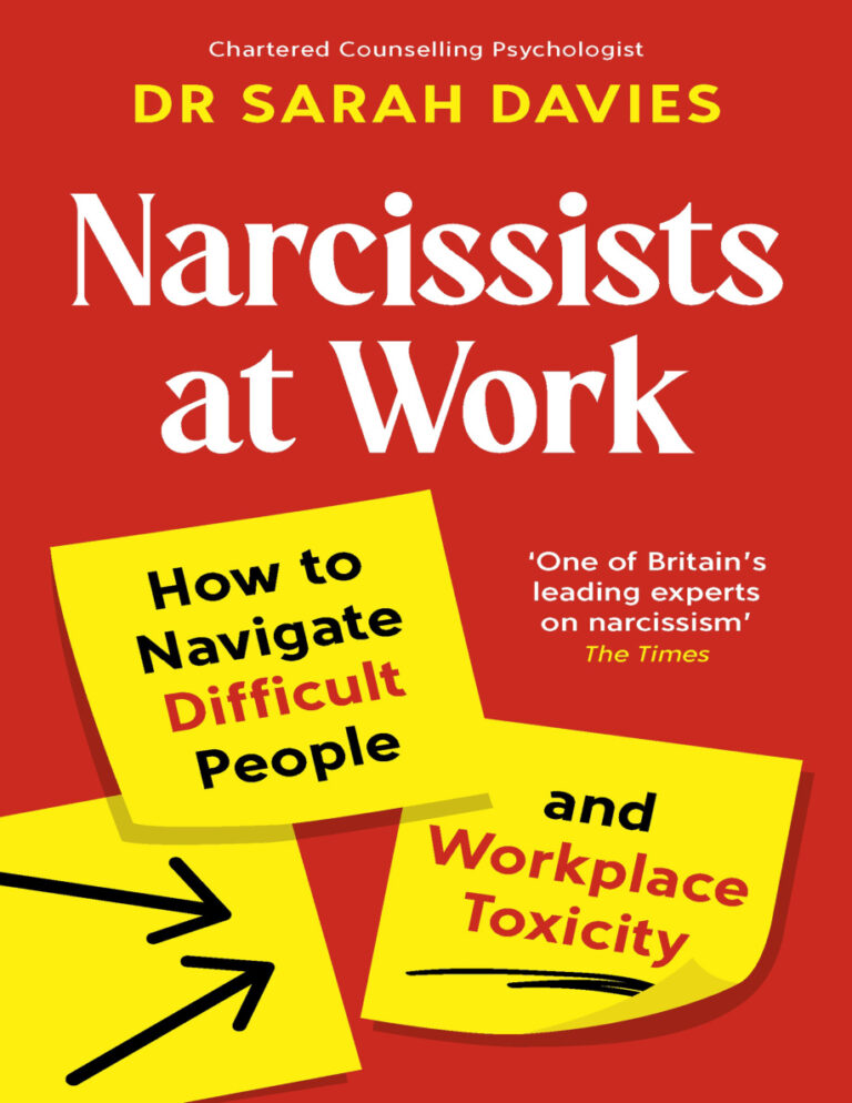 Narcissists at Work Sarah Davies Kitap Kapağı