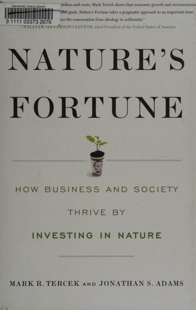 Natures Fortune Mark Tercek Kitap Kapağı