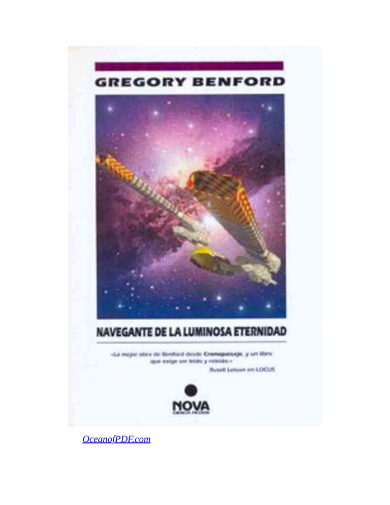 Navegante de la Luminosa Eternidad Benford Gregory Kitap Kapağı