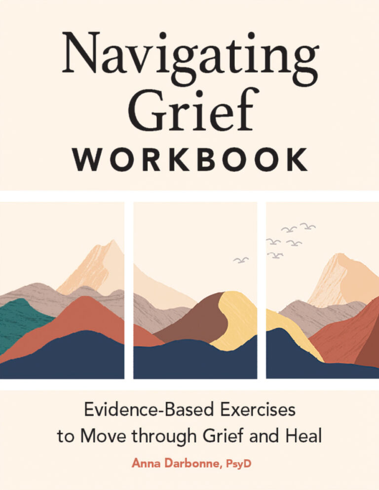Navigating Grief Workbook Evidence Based Exercises to Move through Grief and Heal Anna Darbonne Kitap Kapağı