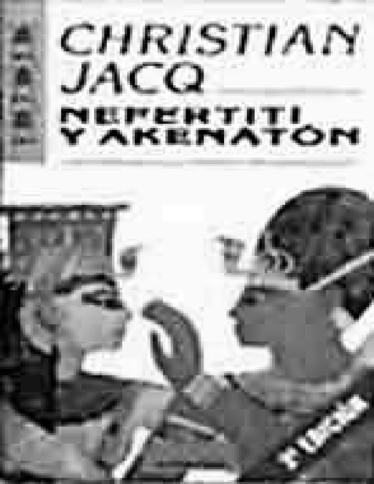 Nefertiti y Akenaton Jacq Christian Kitap Kapağı