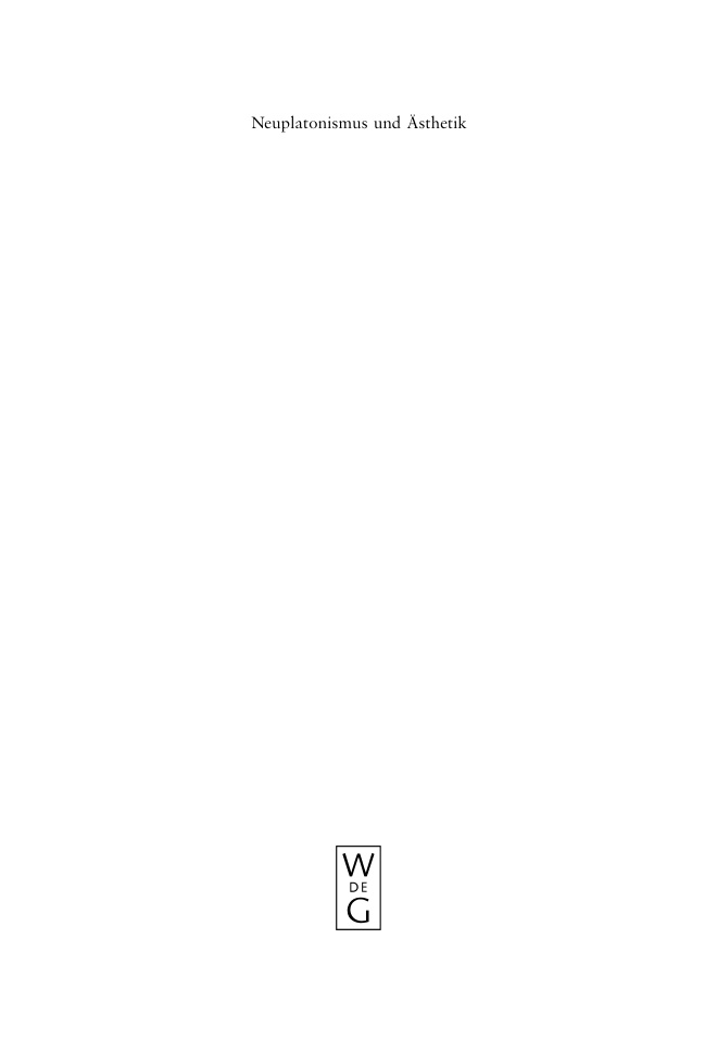 Neuplatonismus und Asthetik German Edition Verena Olejniczak Lobsien Kitap Kapağı